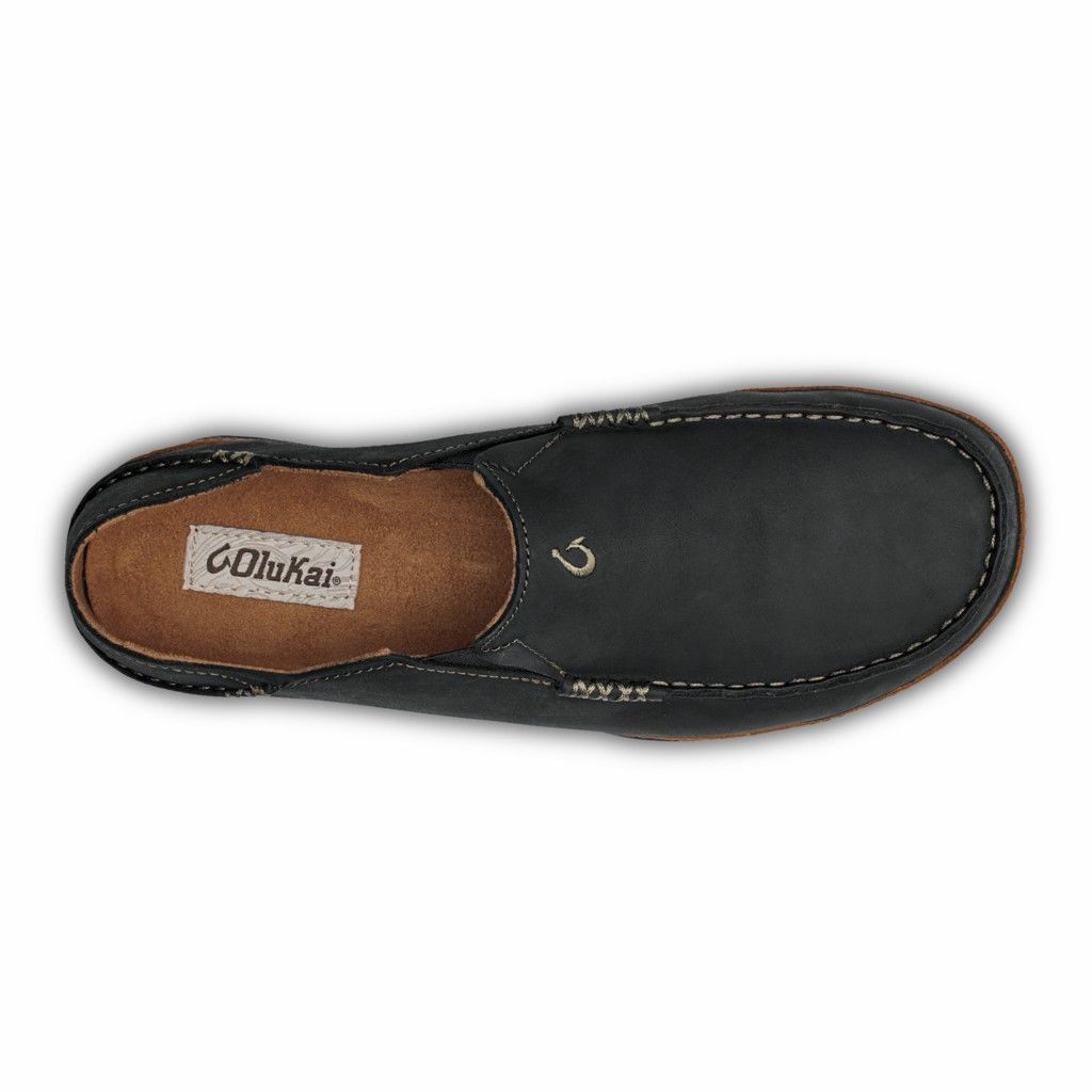 Zapatos Olukai Moloā - Zapatos Hombre Negros 20302-954